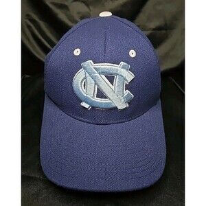 North Carolina NC Tar Heels Hat Cap Zephyr Blue Logo Fitted Sm Embroidered NCAA